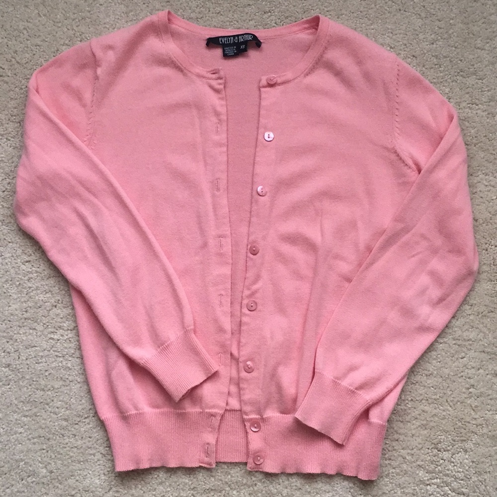 Pink cardigan